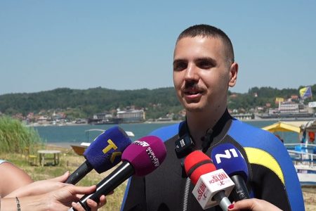 Novinarska regata na jezeru Modrac